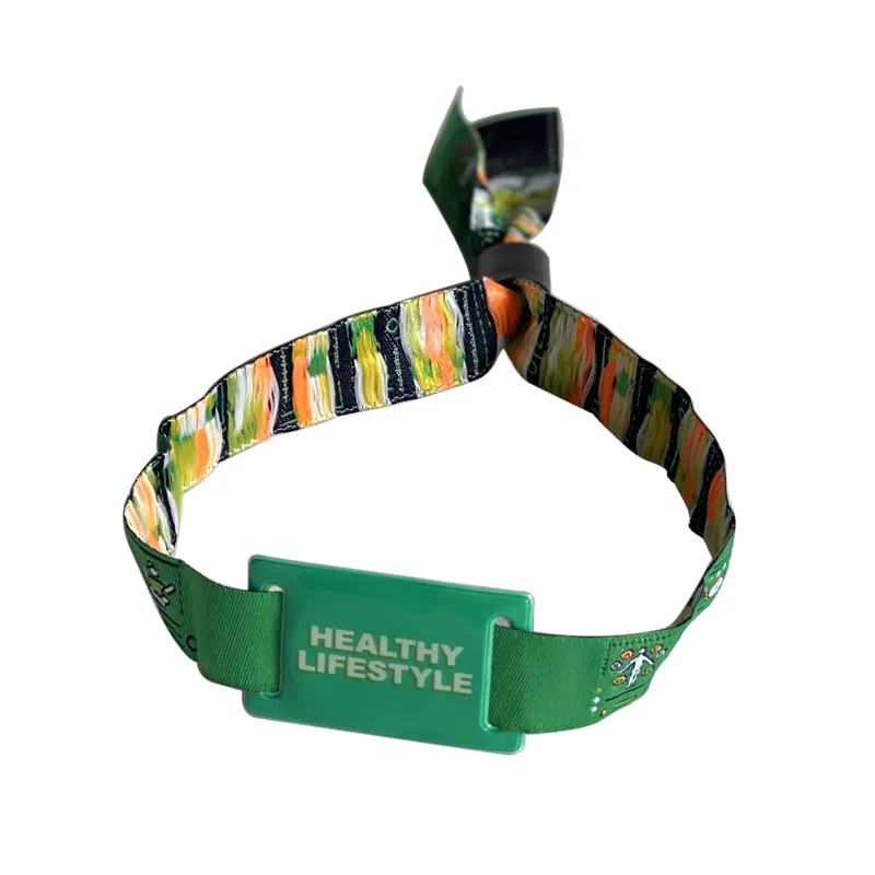 Custom RFID Cloth Wristband No. 7 7